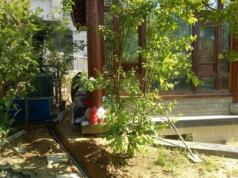 梁山縣城別墅安裝實例